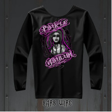 Woman's T-Shirt Long Sleeve - Black