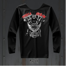 Woman's T-Shirt Long Sleeve - Black