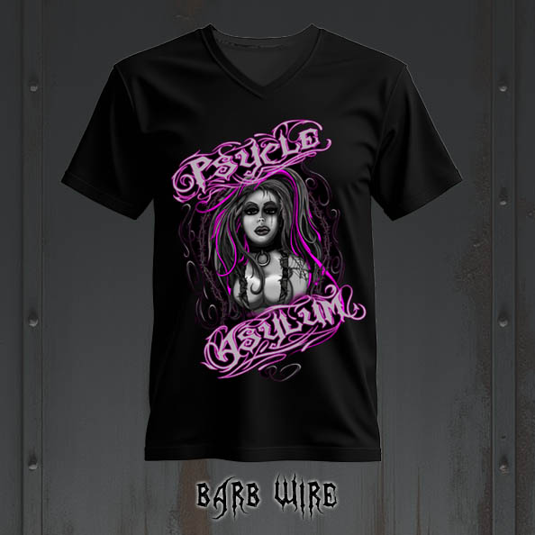 Woman's T-Shirt V-Necks - Black