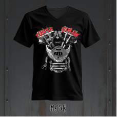 Woman's T-Shirt V-Necks - Black